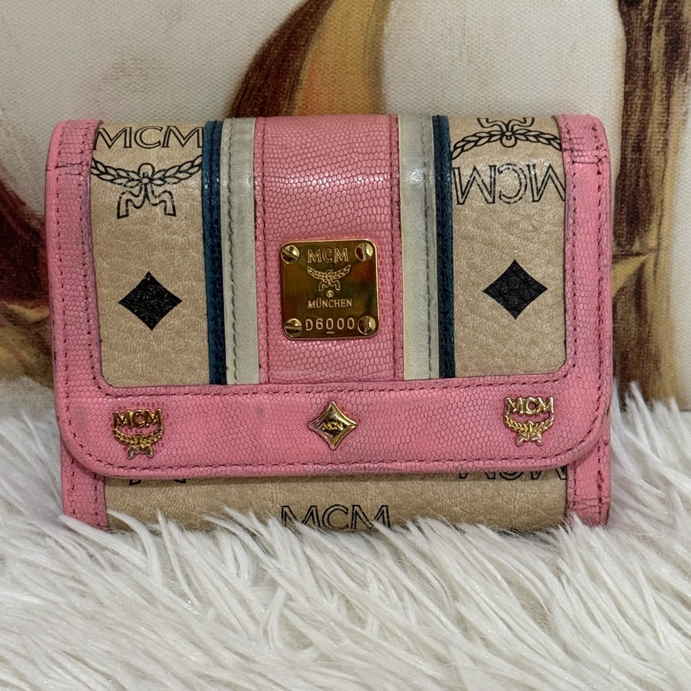 MCM Trifold compact wallet